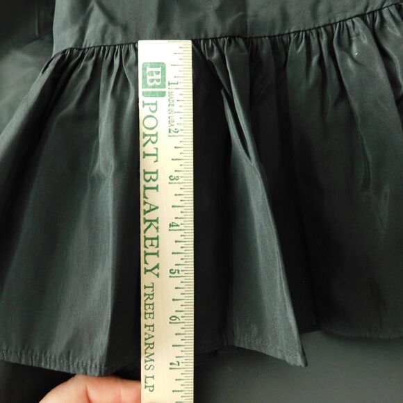 Jessica McClintock Gunne Sax Black Maxi Skirt Lined Ruffle Women's Size 3 NWOT - Picture 9 of 12